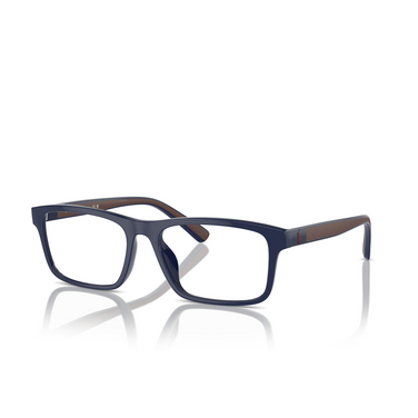 Polo Ralph Lauren PH2274U Eyeglasses 5620 shiny navy blue - three-quarters view