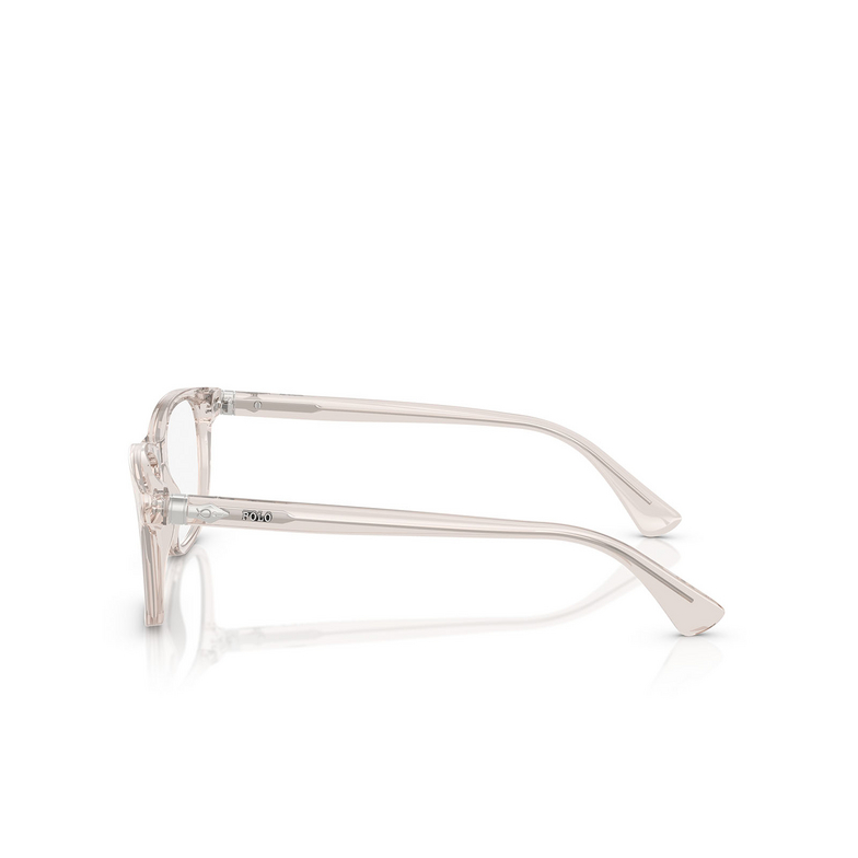 Lunettes de vue Polo Ralph Lauren PH2280 6117 shiny transparent light taupe - 3/3