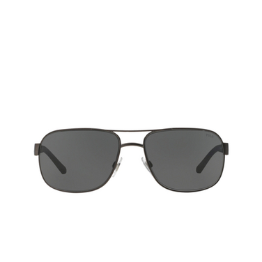 Lunettes de soleil Polo Ralph Lauren PH3093 928887 matte dark gunmetal - Vue de face