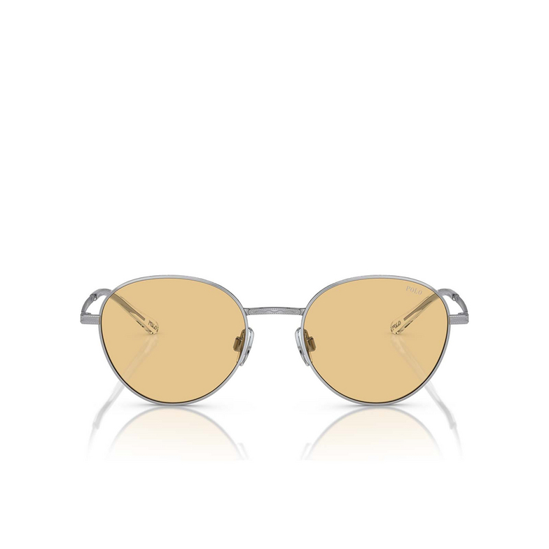 Lunettes de soleil Polo Ralph Lauren PH3144 9001/8 shiny silver - 1/3