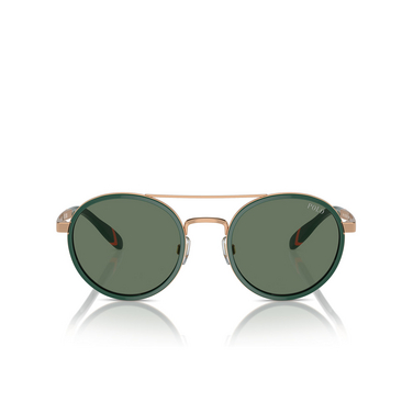 Lunettes de soleil Polo Ralph Lauren PH3150 944971 green / antique gold - Vue de face