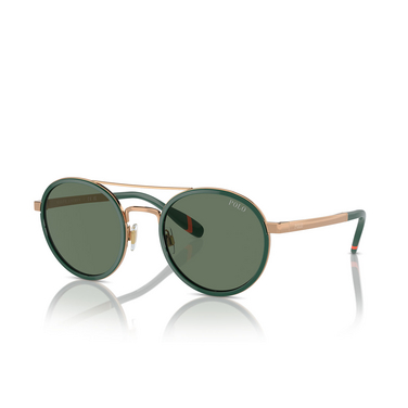 Polo Ralph Lauren PH3150 Sonnenbrillen 944971 green / antique gold - Dreiviertelansicht