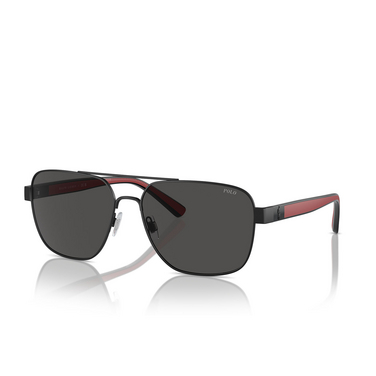 Gafas de sol Polo Ralph Lauren PH3154 922387 matte black - Vista tres cuartos