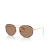 Polo Ralph Lauren PH3157 Sunglasses 947773 semi-shiny gold - product thumbnail 2/3