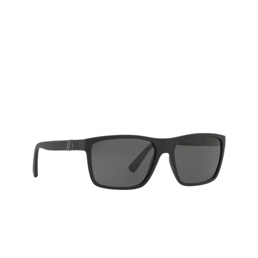 Polo Ralph Lauren PH4133 Sunglasses 528487 matte black - three-quarters view