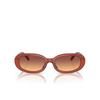 Lunettes de soleil Polo Ralph Lauren PH4198U 619478 opal cognac - Vignette du produit 1/3