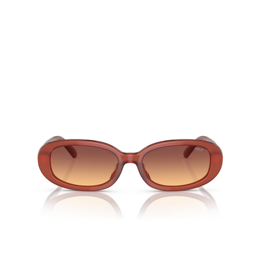 Lunettes de soleil Polo Ralph Lauren PH4198U 619478 opal cognac - Vue de face