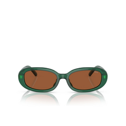 Lunettes de soleil Polo Ralph Lauren PH4198U 619573 shiny transparent green