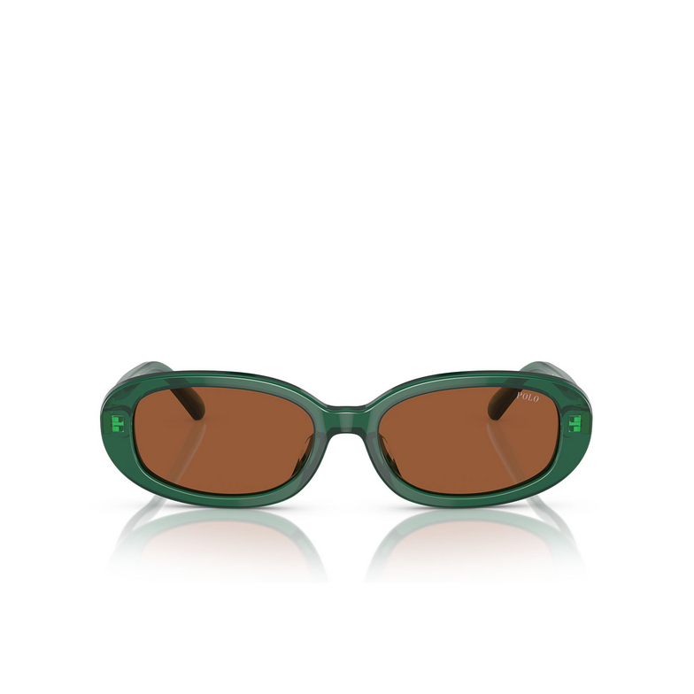 Gafas de sol Polo Ralph Lauren PH4198U 619573 shiny transparent green - 1/3