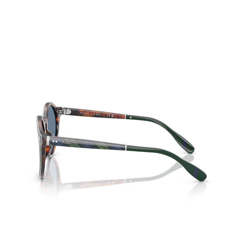 Lunettes de soleil Polo Ralph Lauren PH4204U 562180 shiny tartan blue / green - 3/3