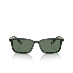 Polo Ralph Lauren PH4212 Sunglasses 614071 shiny opal dark green