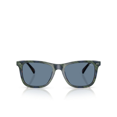 Gafas de sol Polo Ralph Lauren PH4220U 562180 shiny tartan blue / green - Vista delantera