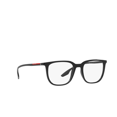 Prada Linea Rossa PS 01OV Eyeglasses 1AB1O1 black - three-quarters view