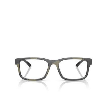 Prada Linea Rossa PS 01RV Korrektionsbrillen 14X1O1 mimetic green rubber - Vorderansicht