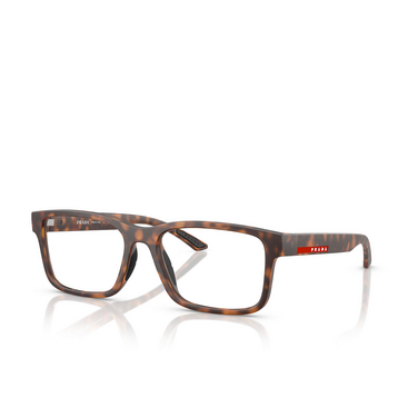 Occhiali da vista Prada Linea Rossa PS 01RV 17X1O1 dark tortoise rubber - tre quarti