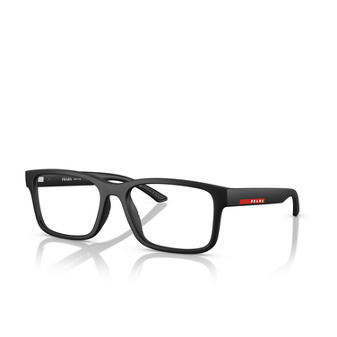 Occhiali da vista Prada Linea Rossa PS 01RV DG01O1 black rubber - tre quarti