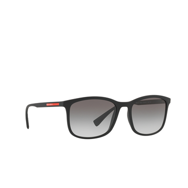 Prada Linea Rossa PS 01TS Sonnenbrillen DG00A7 black rubber - Dreiviertelansicht