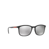 Lunettes de soleil Prada Linea Rossa PS 01TS DG02B0 black rubber - Vignette du produit 2/3