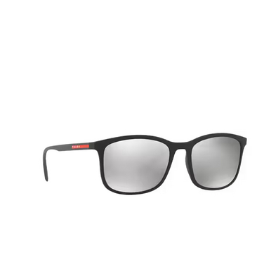 Prada Linea Rossa PS 01TS Sonnenbrillen DG02B0 black rubber - Dreiviertelansicht
