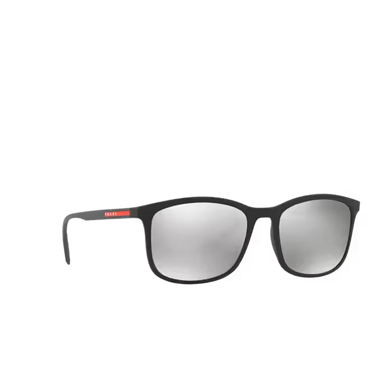 Prada Linea Rossa PS 01TS Sunglasses DG02B0 black rubber - 2/3