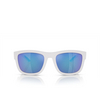Prada Linea Rossa PS 01ZS Sunglasses TWK08R white rubber - product thumbnail 1/3