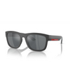 Prada Linea Rossa PS 01ZS Sunglasses UFK5L0 grey rubber - product thumbnail 2/3