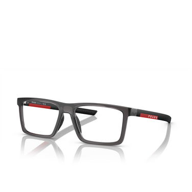 Prada Linea Rossa PS 02QV Eyeglasses 01D1O1 transparent anthracite - three-quarters view
