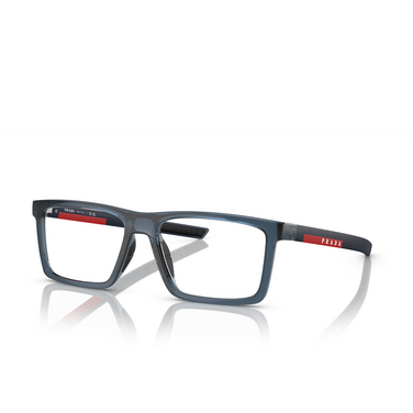 Prada Linea Rossa PS 02QV Eyeglasses CZH1O1 transparent avio - three-quarters view