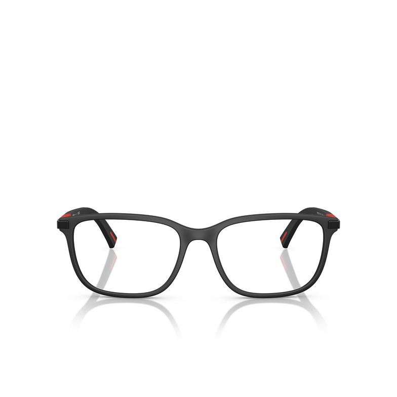 Prada Linea Rossa PS 02RV Eyeglasses DG01O1 black rubber - 1/3