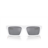 Prada Linea Rossa PS 02ZSU Sonnenbrillen 17S40A matte white / black rubber - Produkt-Miniaturansicht 1/3