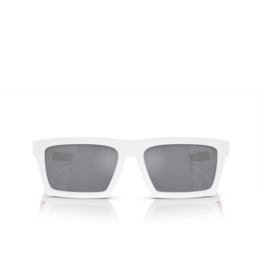 Prada Linea Rossa PS 02ZSU Sunglasses 17S40A matte white / black rubber - front view