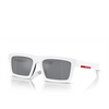 Gafas de sol Prada Linea Rossa PS 02ZSU 17S40A matte white / black rubber - Miniatura del producto 2/3