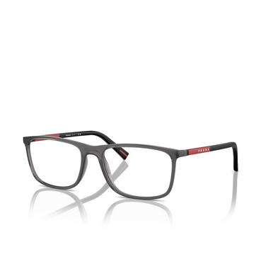 Prada Linea Rossa PS 03QV Eyeglasses 01D1O1 transparent anthracite - three-quarters view