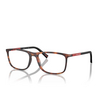 Prada Linea Rossa PS 03QV Eyeglasses 17X1O1 dark havana rubbered - product thumbnail 2/3