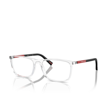 Prada Linea Rossa PS 03QV Eyeglasses 2AZ1O1 crystal - three-quarters view