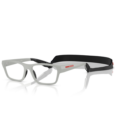 Lunettes de vue Prada Linea Rossa PS 03RV 13Z1O1 matt iron grey - Vue trois quarts