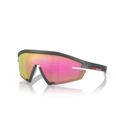 Prada Linea Rossa PS 03ZS Sunglasses 15P20A metal grey - three-quarters view