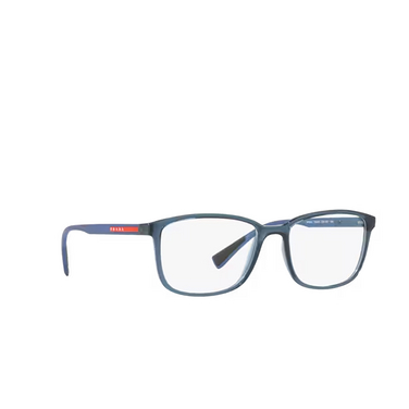 Prada Linea Rossa PS 04IV Eyeglasses CZH1O1 transparent azure - three-quarters view