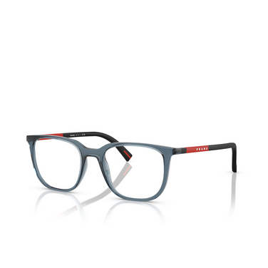 Occhiali da vista Prada Linea Rossa PS 04RV CZH1O1 transparent blue - tre quarti