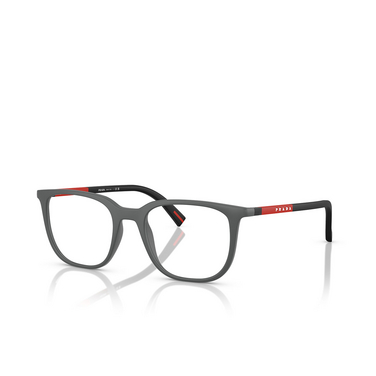 Prada Linea Rossa PS 04RV Eyeglasses UFK1O1 grey rubber - three-quarters view