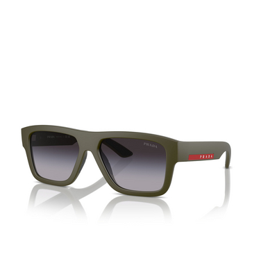 Prada Linea Rossa PS 04ZS Sunglasses 15X09U green military matte - three-quarters view