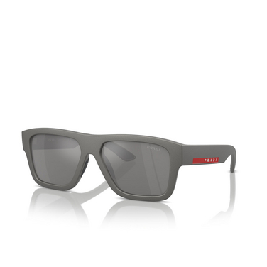 Prada Linea Rossa PS 04ZS Sunglasses 16X7W1 grey metal - three-quarters view