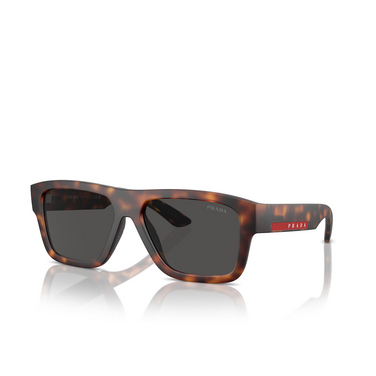 Prada Linea Rossa PS 04ZS Sunglasses 17X06F dark havana rubbered - three-quarters view