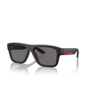 Lunettes de soleil Prada Linea Rossa PS 04ZS DG002G black rubbered - Vignette du produit 2/3