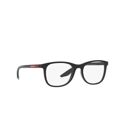 Prada Linea Rossa PS 05PV Eyeglasses 1AB1O1 black - three-quarters view