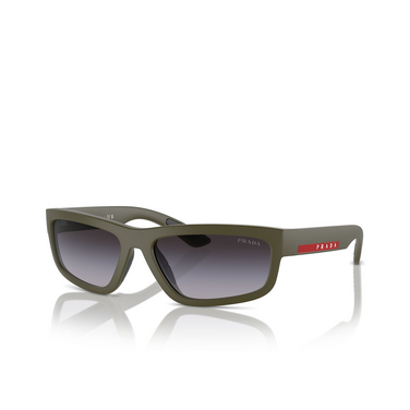 Prada Linea Rossa PS 05ZS Sunglasses 15X09U green military matte - three-quarters view