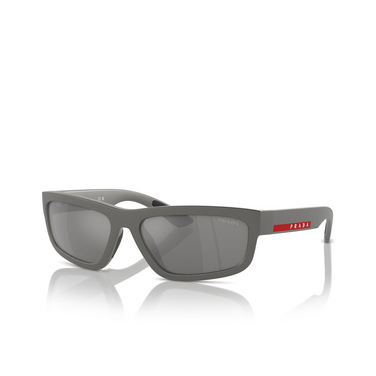 Prada Linea Rossa PS 05ZS Sunglasses 16X7W1 grey metal - three-quarters view