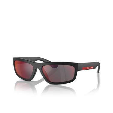 Prada Linea Rossa PS 05ZS Sunglasses DG008F black rubbered - three-quarters view