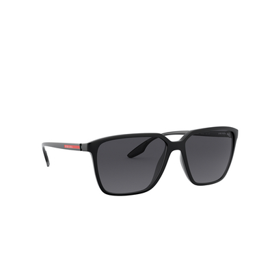 Prada Linea Rossa PS 06VS Sunglasses 1BO5Z1 black demishiny - three-quarters view