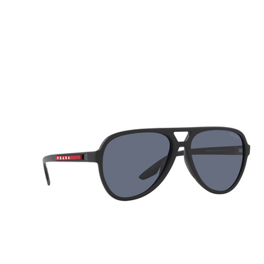 Prada Linea Rossa PS 06WS Sunglasses DG009R black rubber - three-quarters view